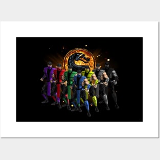 Ninja Mortal Rhapsody Kombat Posters and Art